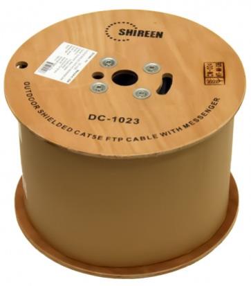 Shireen DC-1023 Outdoor Shielded CAT5e FTP with Messenger Wire 305m
