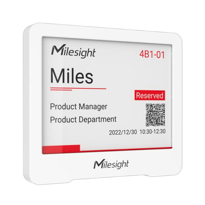 MIlesight LoRaWAN AS923/AU915 DS3604 IoT E-Ink Display