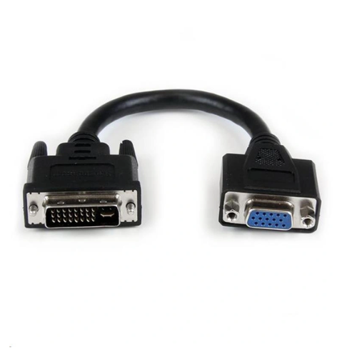 STARTECH.COM 8" DVI MALE TO VGA FEMALE CABLE ADAPTER - DVI-I TO VGA DONGLE LTW