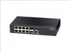 8-Port 10/100/1000 Mbps (Gigabit) Managed Switch with 2 Gigabit SFP slots