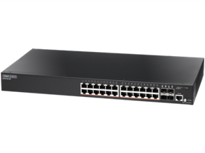 24-Port Gigabit Managed PoE Switch 4 SFP 802.3af / 802.3at PoE 192W