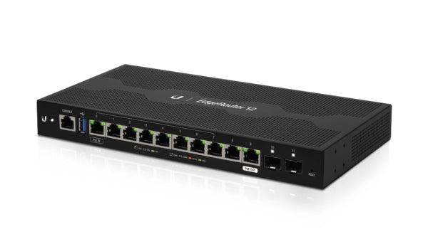 Ubiquiti EdgeRouter 12 10-Port Gigabit Router with Passive PoE 2 and SFP Ports