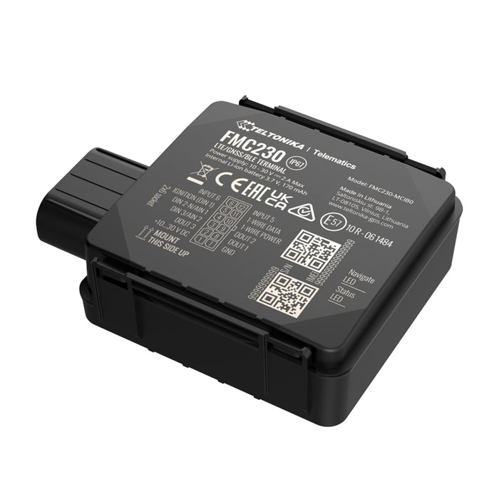 Teltonika FMC230 Advanced LTE terminal with flexible inputs configuration with Water Resistant Case