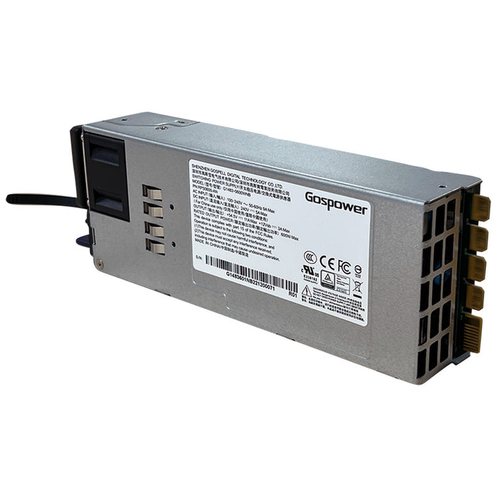 MikroTik G1483-0600WNB Hot-swap 54.5V 10.35A 600W power supply for the CRS320-8P-8B-4S+RM PoE++ switch