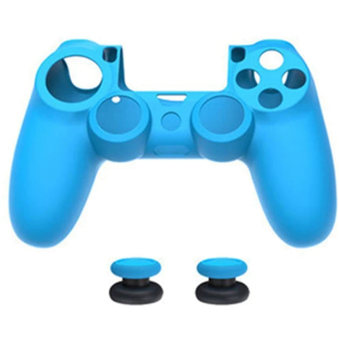 DOBE Silicone Protective Skin Case Cover For PS4 Playstation 4 Controller -Blue