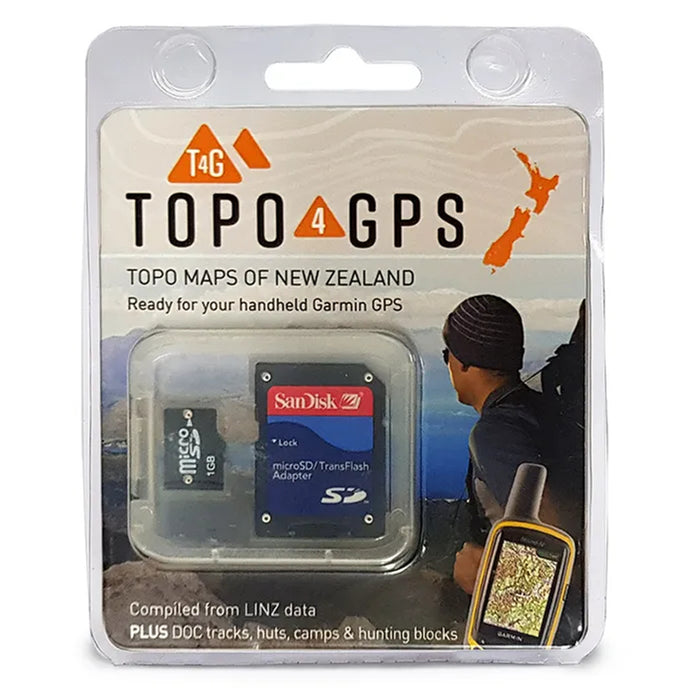 Topo4GPS NZ Topo Maps for Garmin GPS