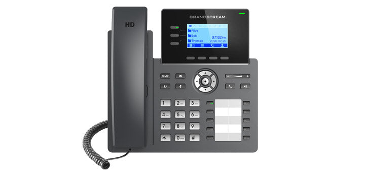 Grandstream GRP2604P 3 Lines 3 SIP Account IP Phone with PoE Power in