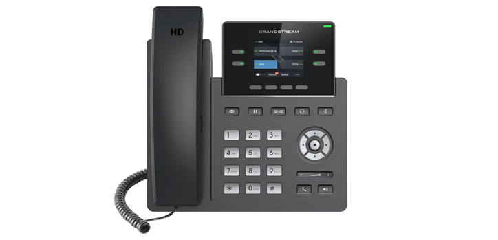 Grandstream GRP2612P 4 Lines 2 SIP PoE 2.4inch Colour Screen