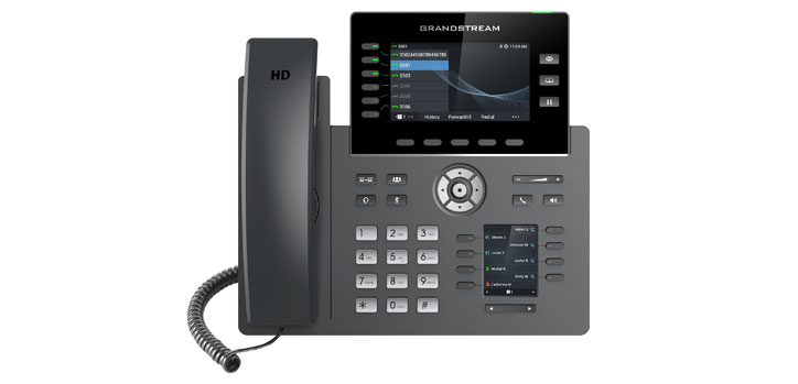 Grandstream GRP2616 6 Lines 6 SIP Accounts PoE with GigE