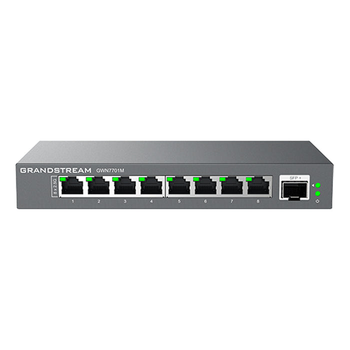 Grandstream GWN7701M 8 Port 2.5 Multi-Gigabit, 1 x SFP+ Unmanaged Ethernet Switch