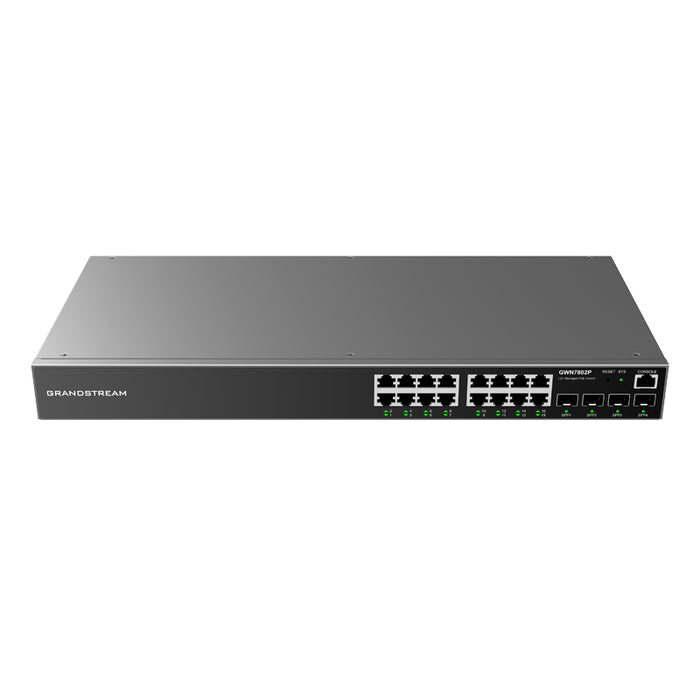Grandstream GWN7802P 16 Port Gigabit PoE Managed Ethernet Switch