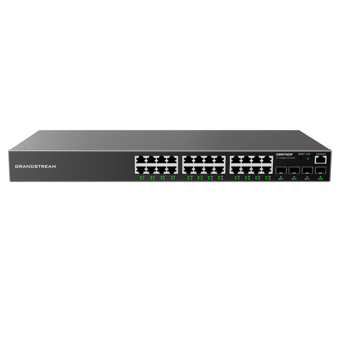 Grandstream GWN7803P 24 Port Gigabit PoE Managed Switch