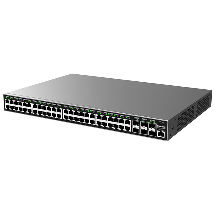 Grandstream Enterprise Layer 2+ Managed PoE Network Switch, 48 x GigE, 6 x SFP+ GWN7806P