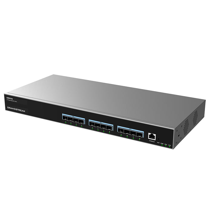 Grandstream Enterprise Layer 3 Managed Aggregation Switch, 12 x SFP+, Redundant PSU Support