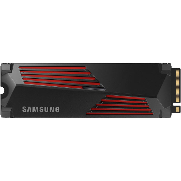 Samsung 990 Pro With Heatsink 1TB M.2 NVMe Internal SSD PCIe Gen 4 - Up to 7450MB/s Read - Up to 6900MB/s Write - 1200K/1550K IOPS - 5 Years Warranty or 600 TBW