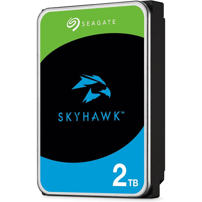 Seagate SkyHawk 2TB 3.5" Internal Hard Drive SATA (SATA/600) - Conventional Magnetic Recording (CMR) Method - Video Surveillance System Device Supported - 5400rpm