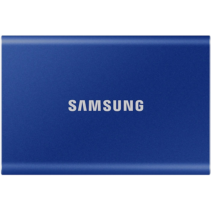 Samsung T7 2TB Portable External SSD - Indigo Blue USB 3.2 Gen2 (10Gbps) - Read up to 1050MB/s - Password Protection