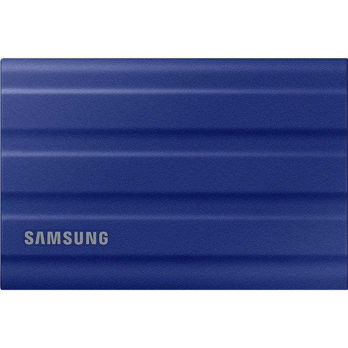 Samsung T7 Shield 1TB Rugged Portable External SSD - Blue USB-C - IP65 Rated Dust & Water Resistance - 3 Metre Drop Resistant - NVMe - Write up to 1000MB/s