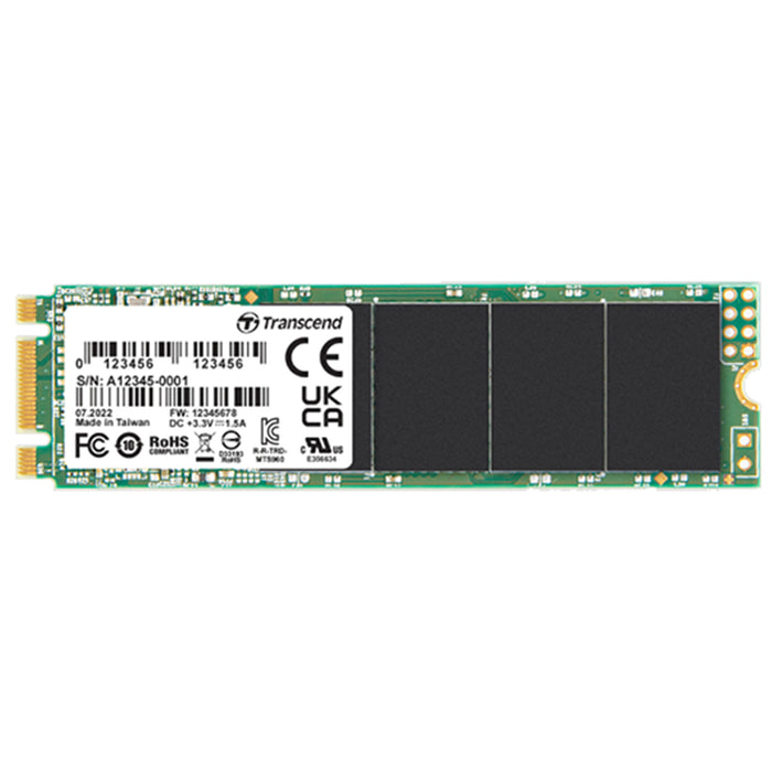 Transcend M.2 2280 SSD 256GB SATA3 B+M Key 3D TLC BiCS5 DRAM-less