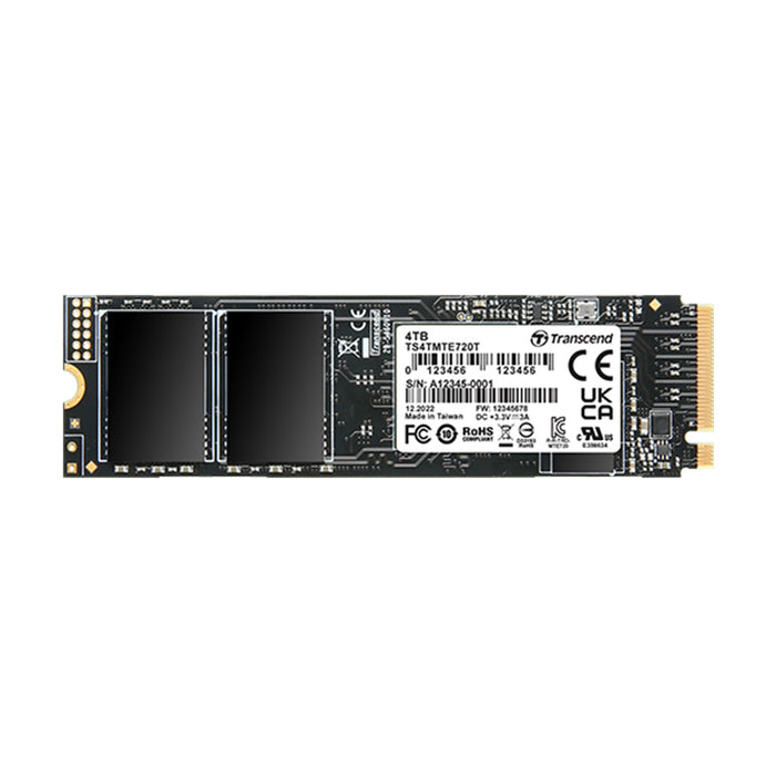 Transcend M.2 2280 4TB PCIe Gen4x4 NVMe 3D TLC BiCS5 PE: 3K extended temp.