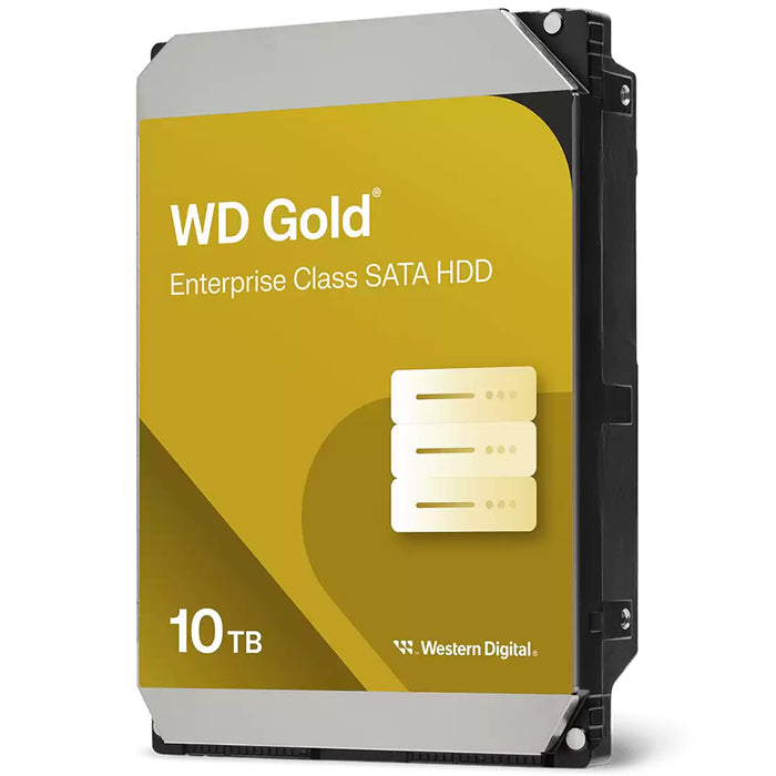 WD Gold Enterprise Class 10TB 3.5" HDD 256MB Cache 7200 RPM  SATA Hard Drive  Durable capacity storage for high-availability deployments. Designed for a multitude of Datacenter-specific applications  5 Years      warranty