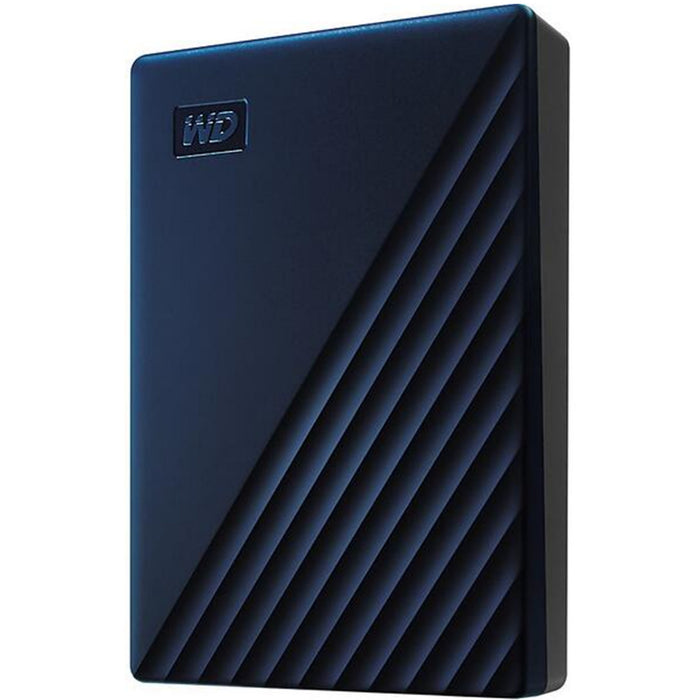 WD My Passport for Mac 4TB Portable External HDD - Midnight Blue