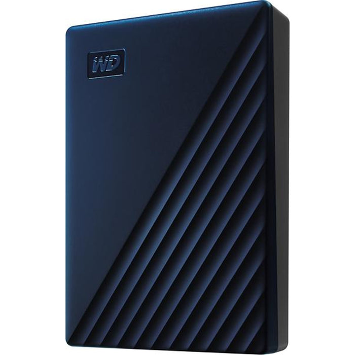 WD My Passport for Mac 5TB Portable External HDD - Midnight Blue