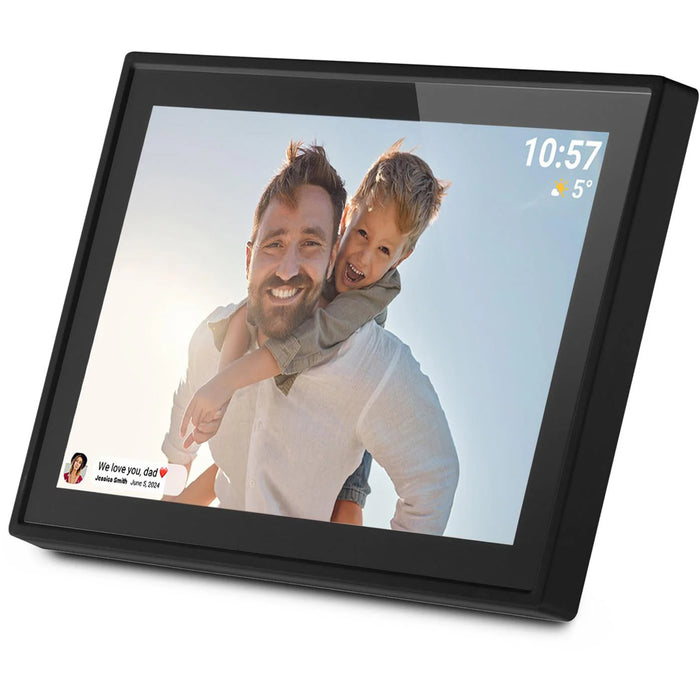 Jackson Frameo 7" WIFI Digital Photo Frame Black Play Video & Pictures 8GB Build In Memory  - Touch Panel - Smart Frameo App Support - Android & IOS Support - EDLP