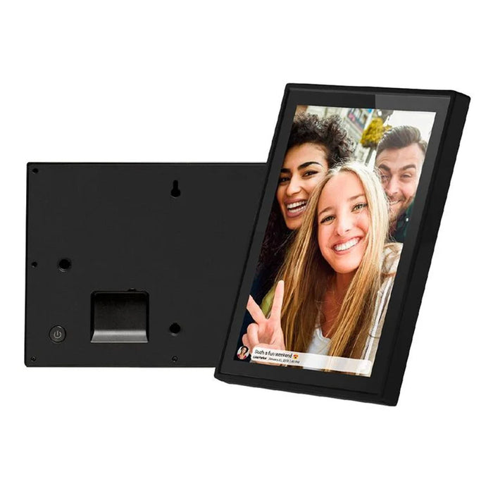 Jackson Frameo 10.1"  FHD Glass WIFI Digital Photo Frame Black Play Video & Pictures 16GB Build In Memory  - Touch Panel - Smart Frameo App Support - Android & IOS Support - 2.4G HZ