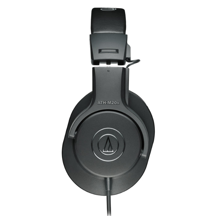 Audio-Technica M Series ATH-M20X Wired Professional Monitor Headphones - Black Closed Back - 3m Cable