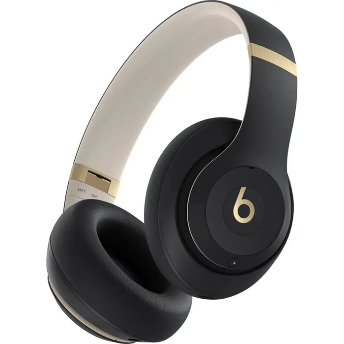 Beats Studio Pro Wireless Over-Ear Noise Cancelling Headphones - Black/Gold Personalised Spatial Audio & Head Tracking - Enhanced Android & Apple compatibility - USB-C Audio Class 1 Bluetooth & 3.5mm audio input - Up to 24 hours battery life (ANC on)