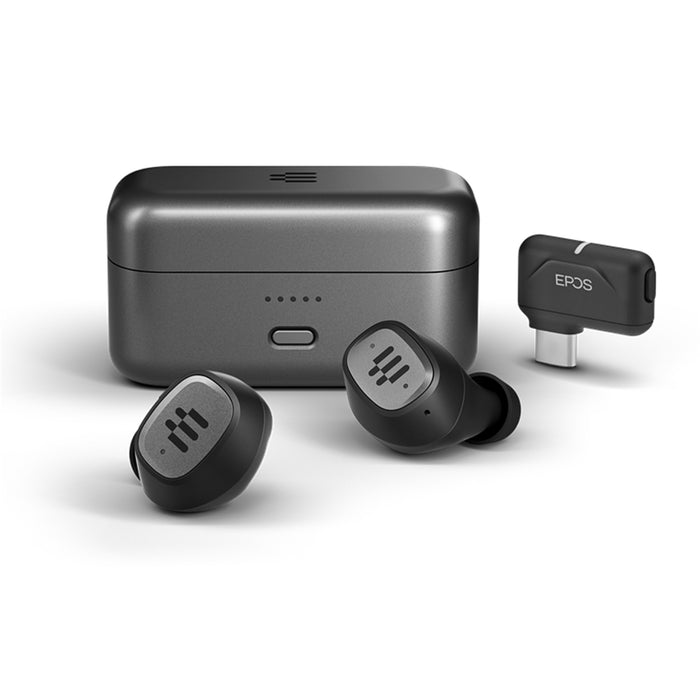 EPOS GTW 270 Hybrid Wireless Gaming Earbuds Bluetooth - aptX Low Latency Connection with USB Dongle