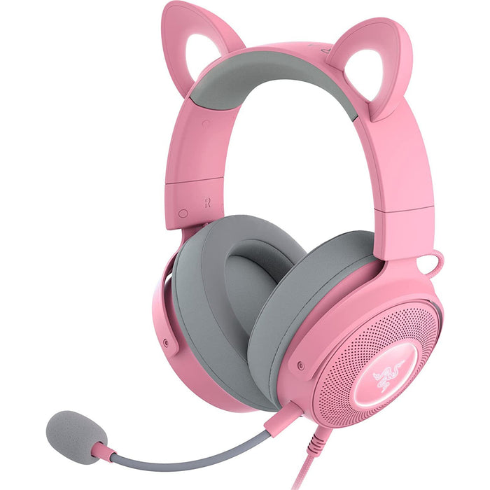 Razer Kraken Kitty v2 Pro RGB USB Gaming Headset - Quartz Edition