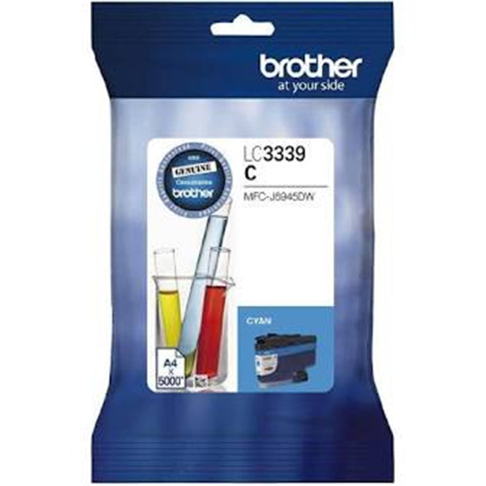 Brother LC3339XLC Original Ink Cartridge - Cyan - Inkjet - High Yield - 5000 Pages for MFCJ5945DWMFCJ6945DW