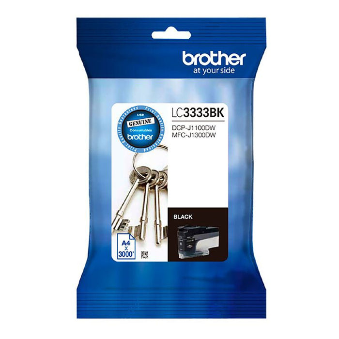 Brother LC3333BK Black Ink for Brother DCPJ1100DW MFCJ1300DW Printers