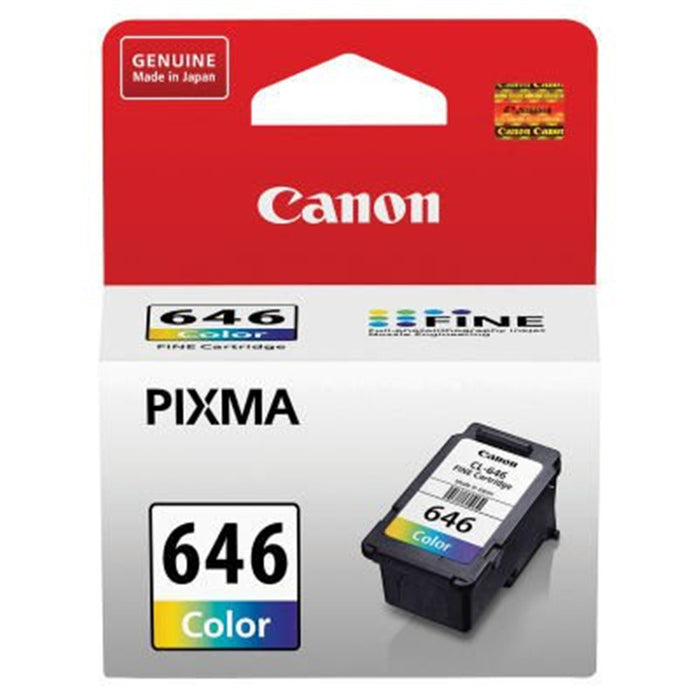 Canon CL646OCN Ink Cartridge - Tri-Colour 180 Pages - for Canon MG2460 / MG2560 / MG496 / MG2960 / MG2965 / MG30 / MG3060 / TS3160 / TS3165 / TS4560 Printer