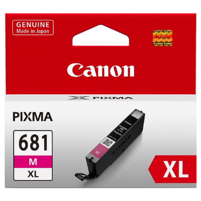 Canon CLI681XLM Ink Cartridge - Magenta High Yield - 500 Pages - for Canon PIXMA TR8560 / TR8660 / TR7660 / TS6160 / TS6260 / TS6360 / TS8260 / TS8360 / TS9160 / TS9560 / TS9565 / TS8160 / TR7560 / TR8650 Printer