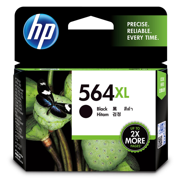 HP 564XL Ink Cartridge Black Yield 550 pages for HP DeskJet 3070 3520 OfficeJet 4610 4620 Photosmart 5510 5520 6510 6520 7510 7520 C5380 C6375 C6380 C5460 Printer