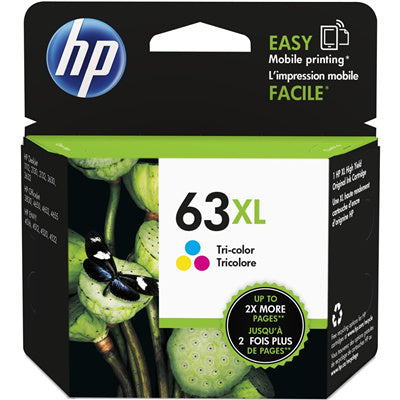 HP 63XL Ink Cartridge Tri-Colour Yield 330 pages for HP DeskJet 2130 21313630 3632 HP Envy 45224520 OfficeJet 3830 4650 5220 Printer