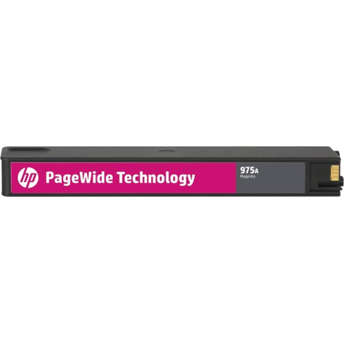 HP 975A Ink Cartridge Magenta Yield 3000 pages for HP PageWide P57750dw Pro 452dw Pro 477dwPro552dw Pro 577z. Pro 577dw Printer