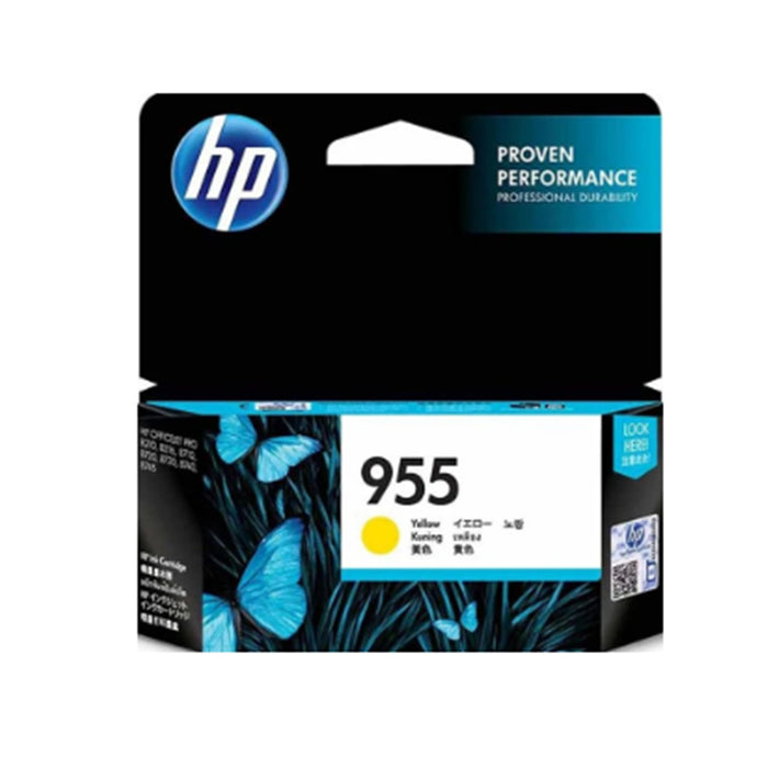 HP 955 Ink Cartridge - Yellow 700 Pages - for HP OfficeJet Pro 7720 / 7730 / 7740 / 8210 / 8710 / 8720 / 8730 / 8740 / 8745 Printer