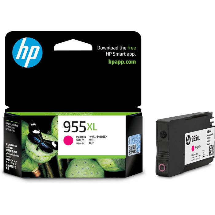 HP 955XL Ink Cartridge - Magenta 1600 Pages - for HP OfficeJet Pro 7720 / 7730 / 7740 / 8210 / 8710 / 8720 / 8730 / 8740 / 8745 Printer