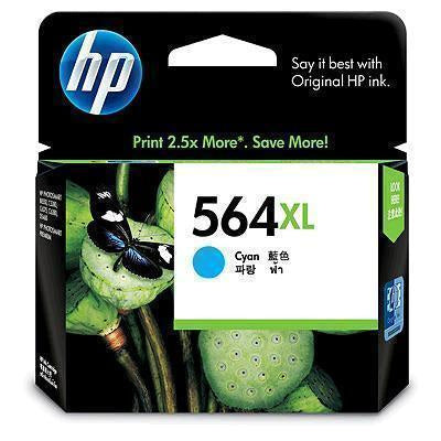 HP 564XL Ink Cartridge Cyan Yield 750 pages for HP DeskJet 3070 3520 OfficeJet 4610 4620Photosmart 5510 5520 6510 6520 7510 7520 C5380 C6375 C6380 C5460 Printer