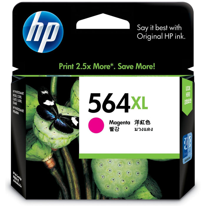 HP 564XL Ink Cartridge Magenta High capacity  Yield 750 pages for HP DeskJet 3070 3520 OfficeJet 4610 4620Photosmart 5510 5520 6510 6520 7510 7520 C5380 C6375 C6380 Printer