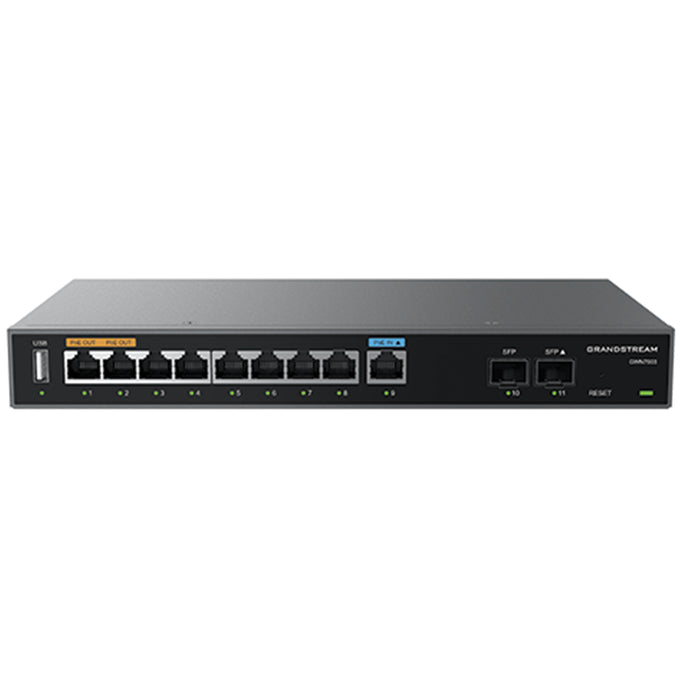 Grandstream GWN7003 Multi-WAN Gigabit VPN Router Hardware 9x GigE - 2 x SFP