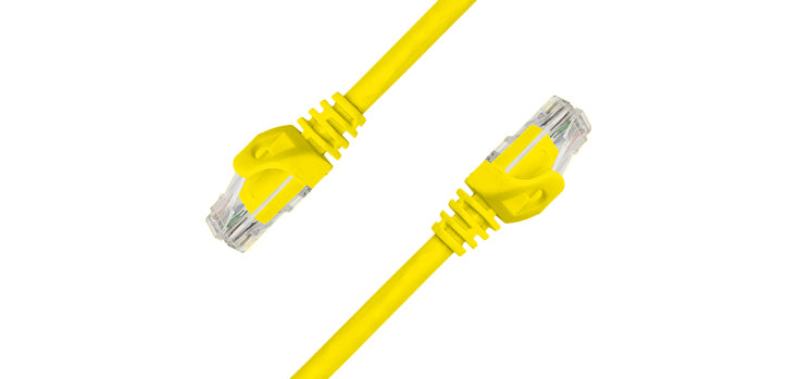 0.75 Metre Cat6 UTP Indoor Ethernet Cable - Yellow