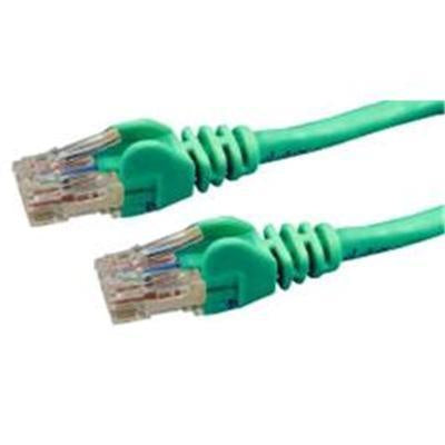 Dynamix PLG-C6A-5 5m Cat6 Green UTP Patch Lead (T568A Specification) 250MHz 24AWG Slimline Snagless Moulding with Unshielded Gold Plate Connector.