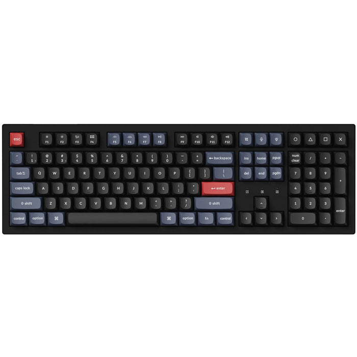 Keychron K10 Pro Full Size Wireless Mechanical Keyboard - RGB Backlight Keychron K Pro Brown Switches - 104 Key - Hot-Swap - QMK