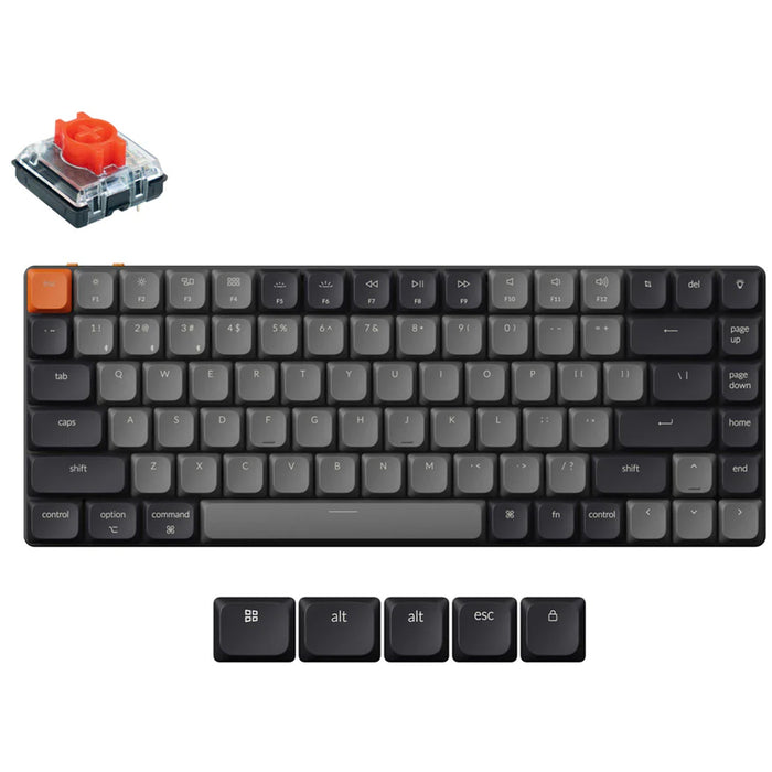 Keychron K3X-A1  K3 QMK White Backlight Low Profile 2.0  Red Switch Wireless Mechanical Keyboard