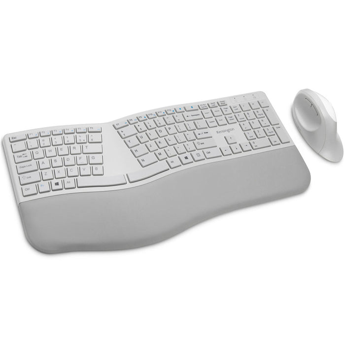 Kensington Pro Fit K75407US Ergonomic Wireless Keyboard & Mouse Combo - Grey